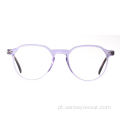 Mulheres redondas vintage eco acetato Óptico monóculos